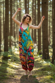 Flowerchild Drift Dungarees Jumpsuit