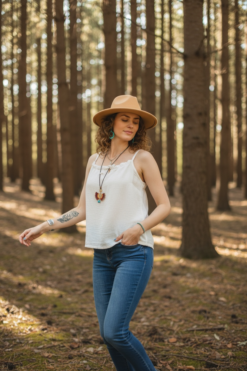 Ivory Cami | Double Gauze