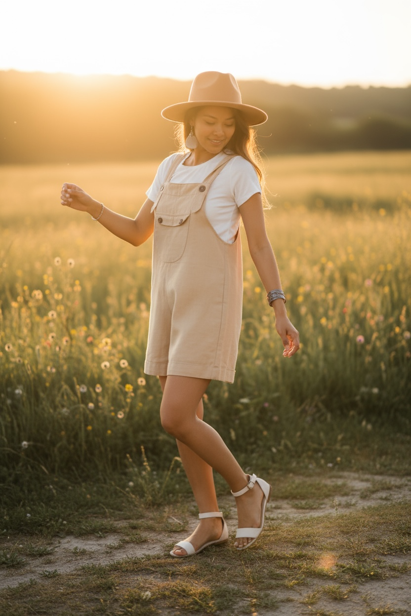 Sunfield Dungaree Romper