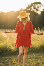Ruby Kaftan Beach Cover Up