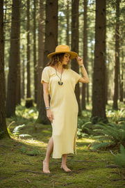 Golden Light Double Gauze Dress