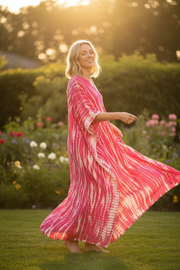 Rosewood Ripple Kaftan