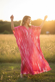 Rosewood Ripple Kaftan