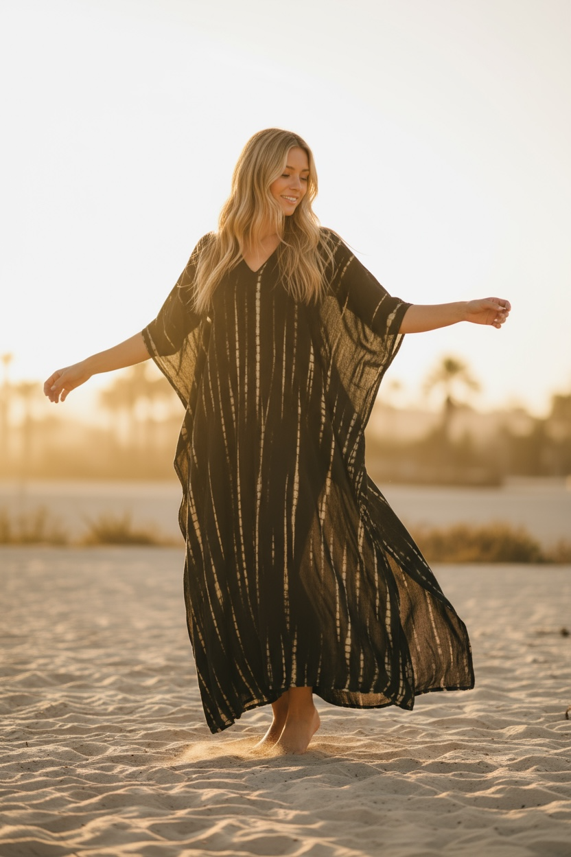 Midnight Drift Kaftan