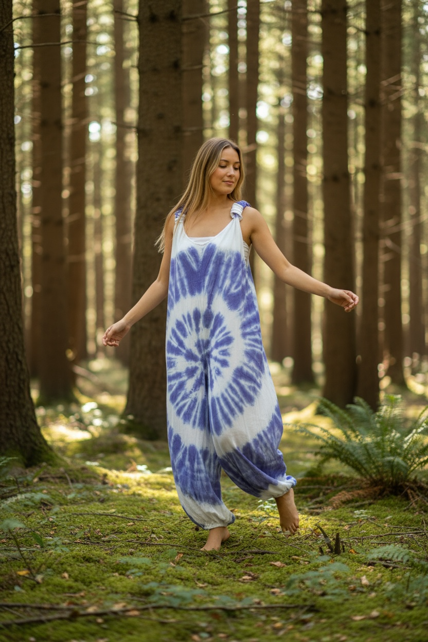 Festival Goddess Dungarees Jumpsuit