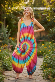 Sun Festival Dungarees Jumpsuit