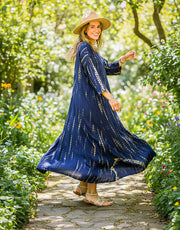 Indigo Mist Maxi Dress