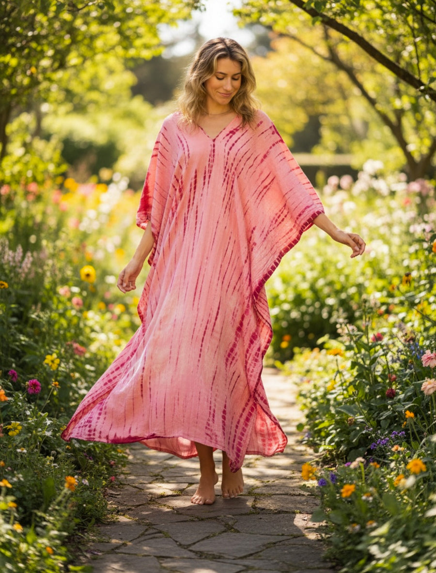 Rosewood Ripple Kaftan