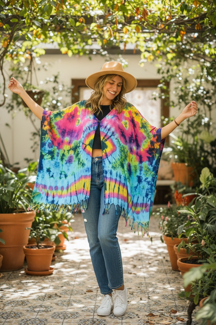 Electric Bloom Kimono