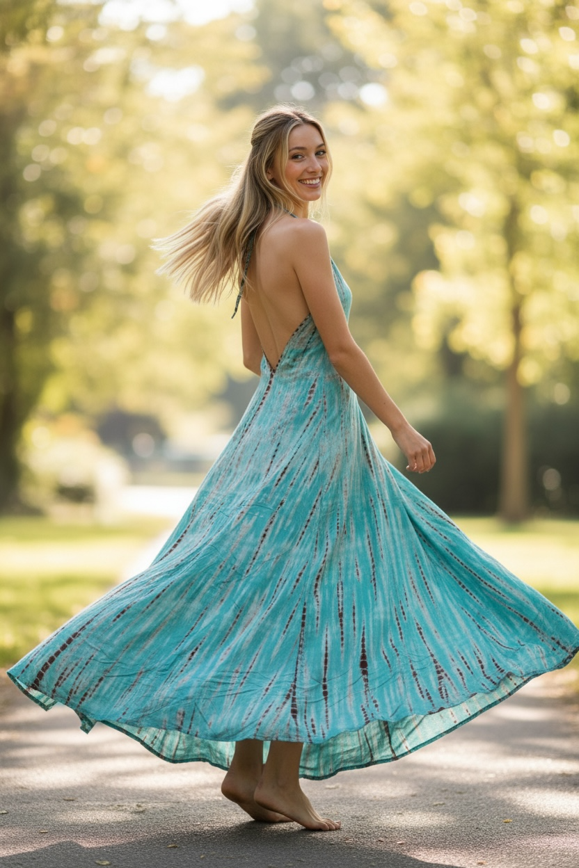 Turquoise Maxi Dress