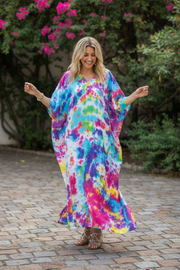 Color Splash Kaftan Dress