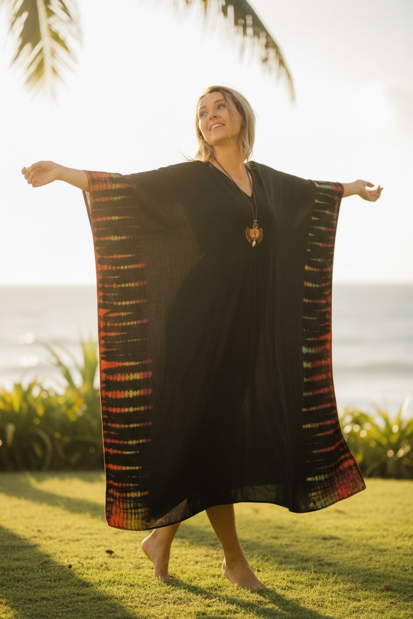 Midnight Ember Kaftan