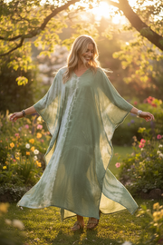 Sage Breeze Kaftan