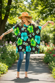 Island Bloom Hibiscus Top