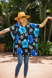 Ocean Bloom Hibiscus Top
