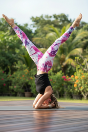 Wild Bloom Tie-Dye Leggings