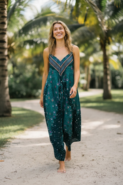 Emerald Ease Flow Jumpsuit