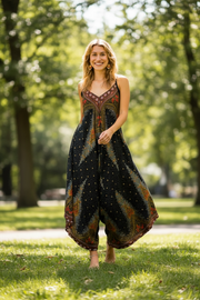 Midnight Earth Jumpsuit – Soft & Effortless