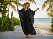 Black Flow Kaftan Dress