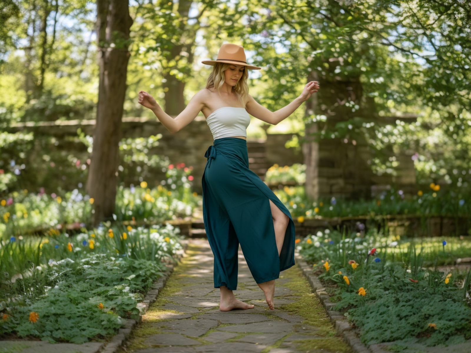 EFFORTLESS WRAP PANTS