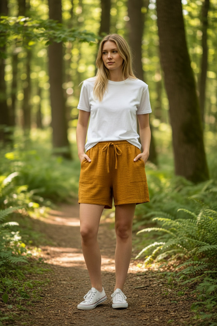Mustard Shorts
