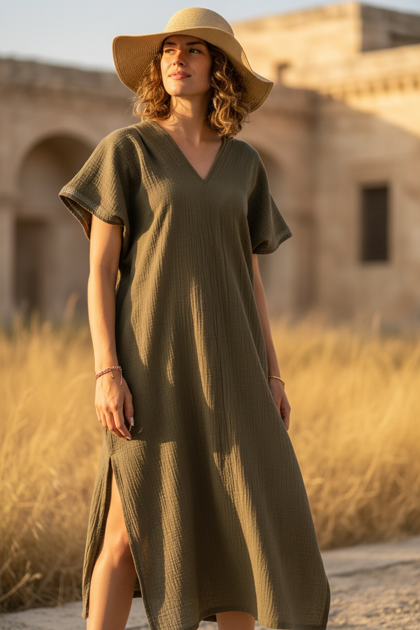 Portofino Kaftan Dress