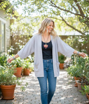 Stone Double Gauze Breeze Kimono Cardigan