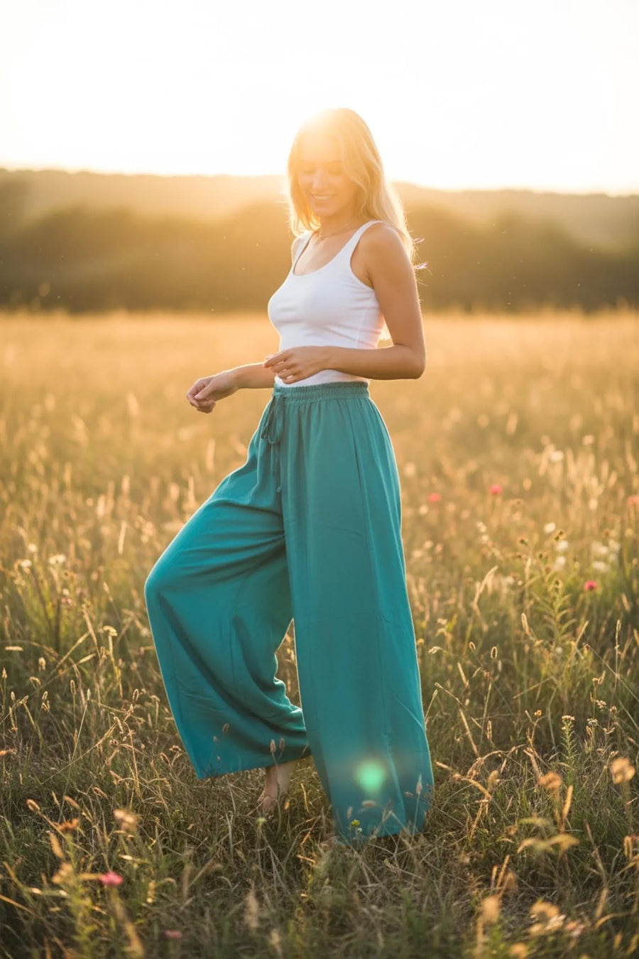 Coastal Sage Flow Pants