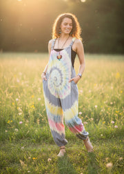 Mooncloud Spiral Dungarees Jumpsuit