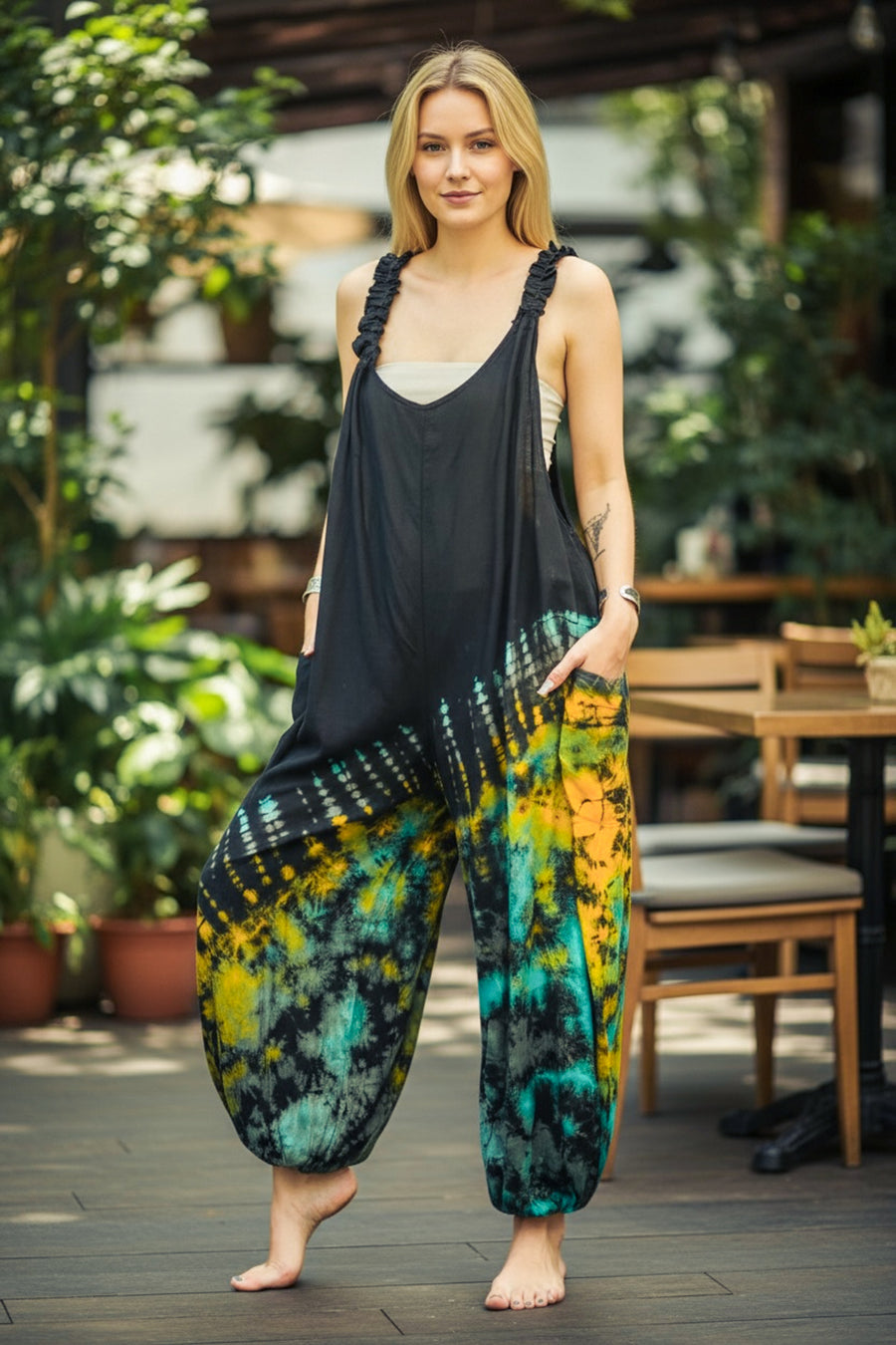 Midnight Earth Dungarees Jumpsuit