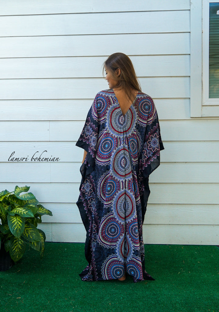 Black Kandi Mandala Kaftan