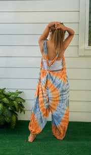 Sun-Kissed Festival Racerback Jumpsuit Romper