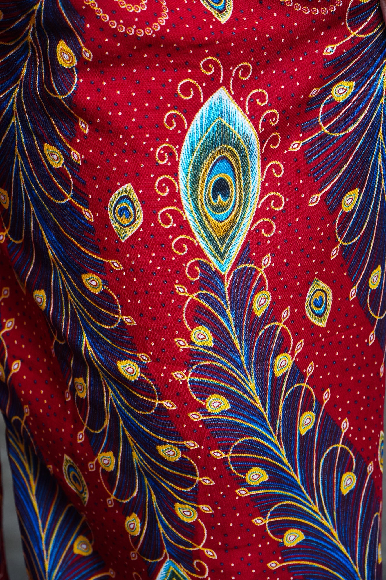 Scarlet Paisley Flow Pants