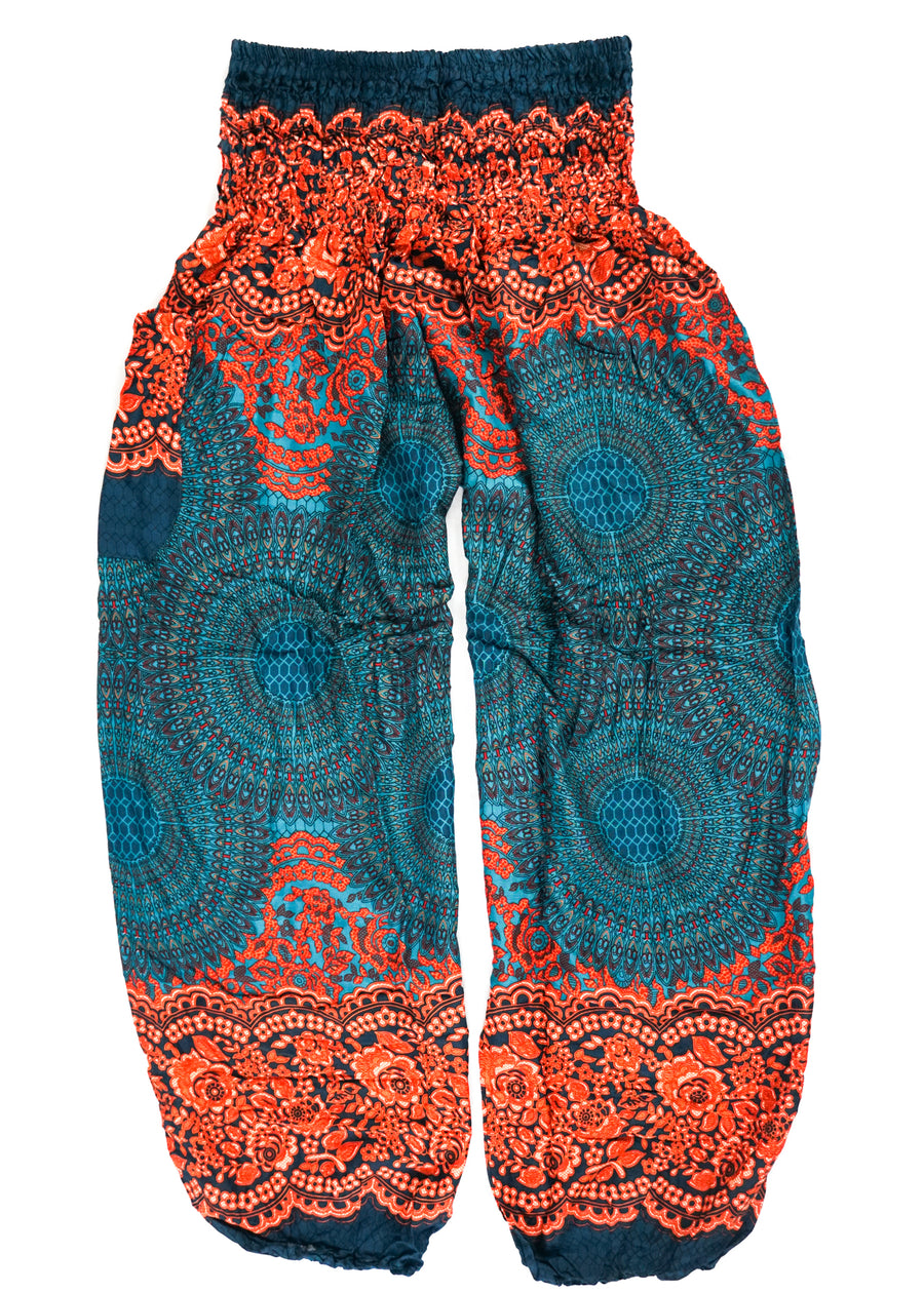 Ocean Sunset Mandala Plus Size Harem Pants