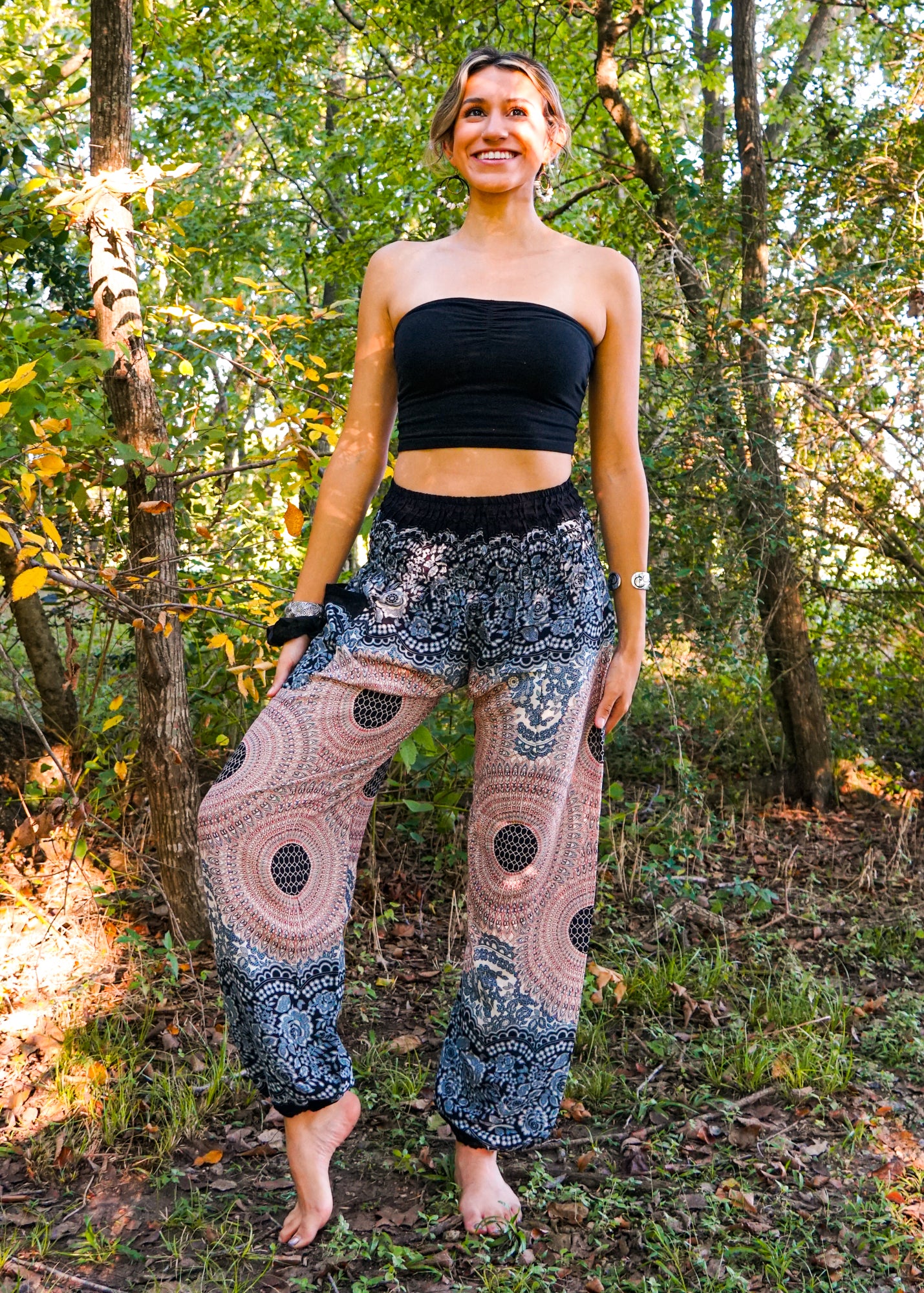 Desert Lace Sunburst Flow Pants