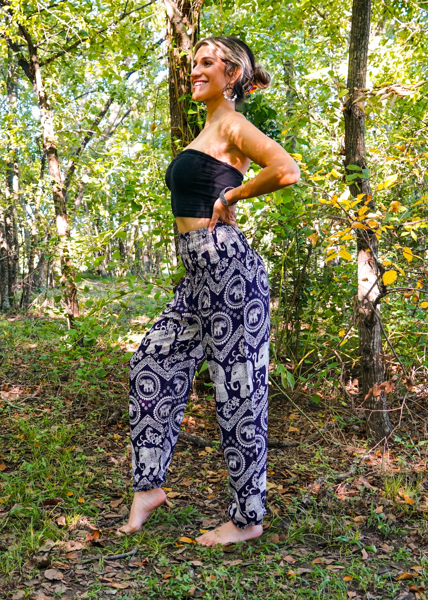 Indigo Nomad Elephant Flow Pants