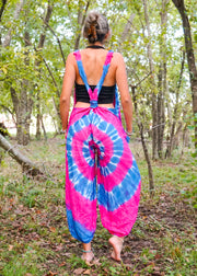 Hippie Glow Racerback Dungarees Jumpsuit Romper