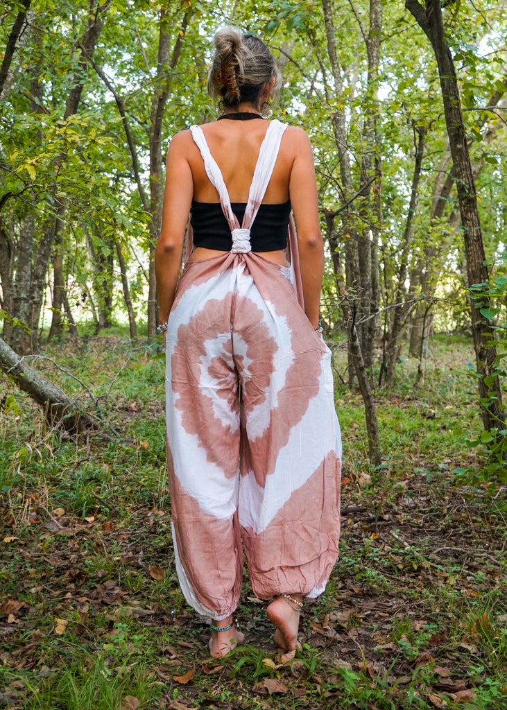 Desert Festival Racerback Dungarees Jumpsuit Romper