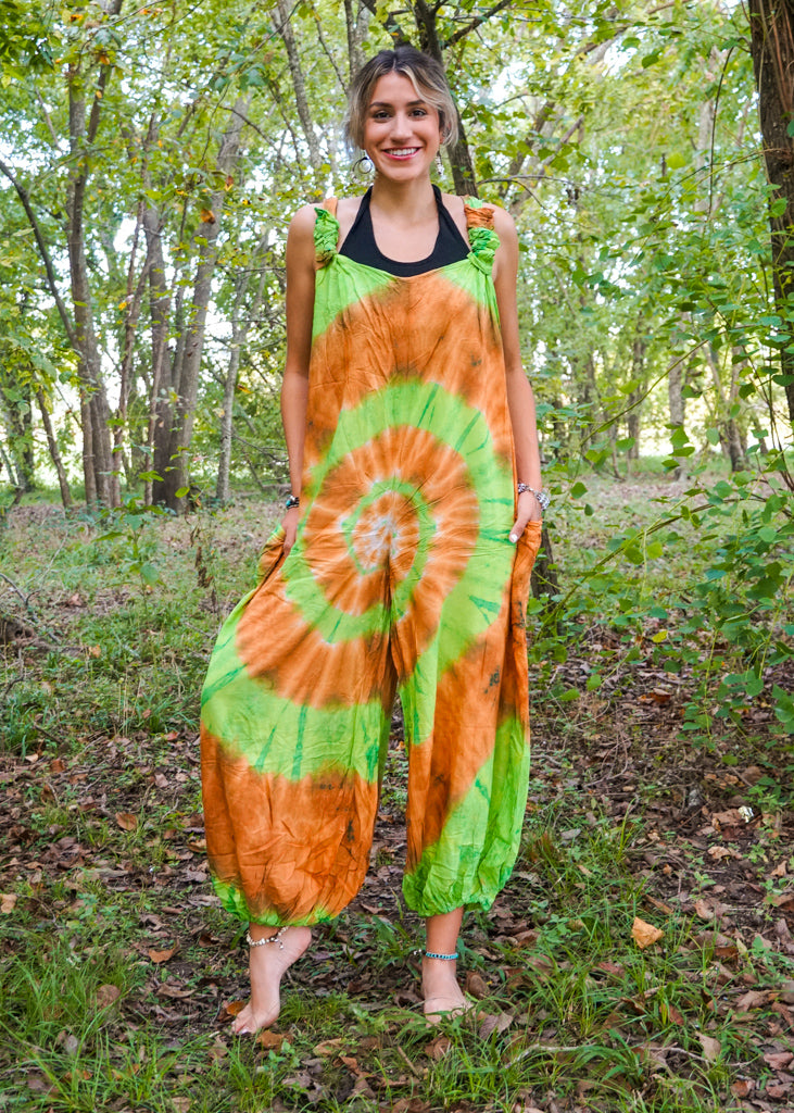 Barefoot Gypsy Racerback Dungarees Jumpsuit Romper