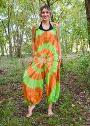 Barefoot Gypsy Racerback Dungarees Jumpsuit Romper