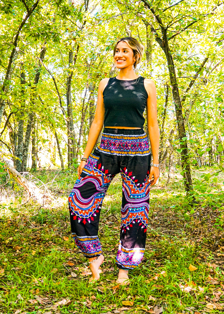 Black Boho Flow Pants