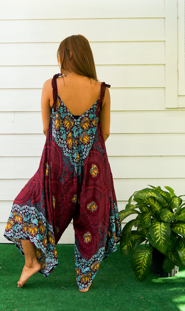 Desert Jewel Elephant Flow Jumpsuit