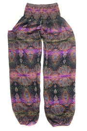 Purple Paisley Harem Pants