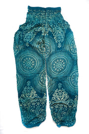 Ocean Blossom Mandala Harem Pants