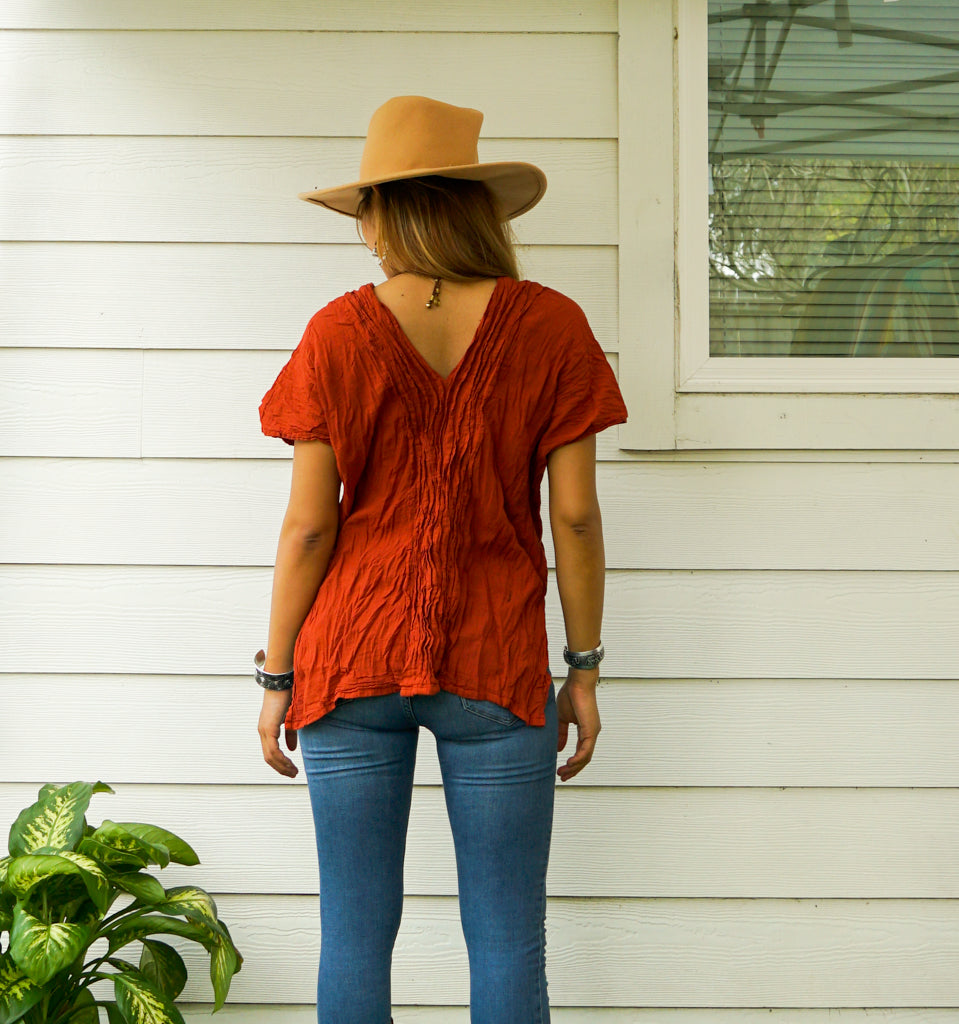 The Alba Top | Cotton Gauze