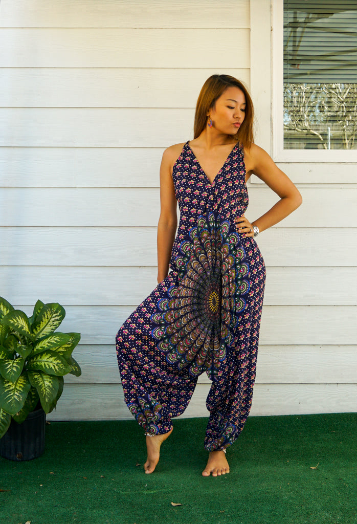 Serenity Mandala Boho Hippie Jumpsuit