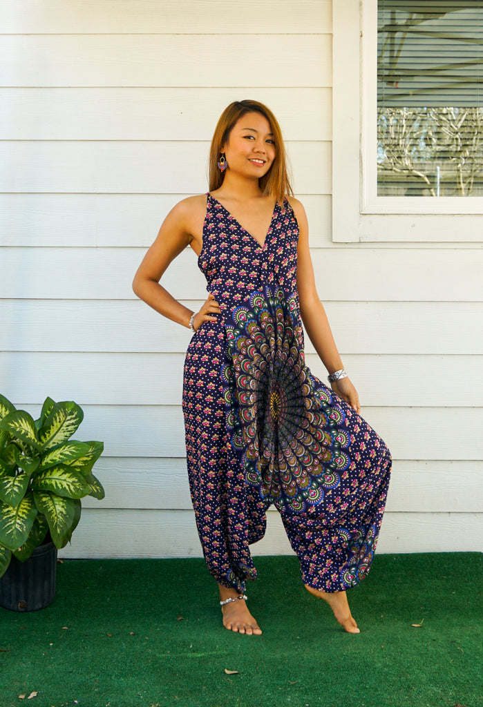 Serenity Mandala Boho Hippie Jumpsuit