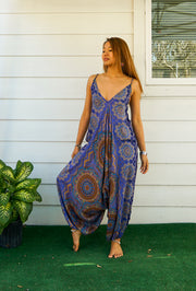 Celestial Mandala Boho Hippie Jumpsuit
