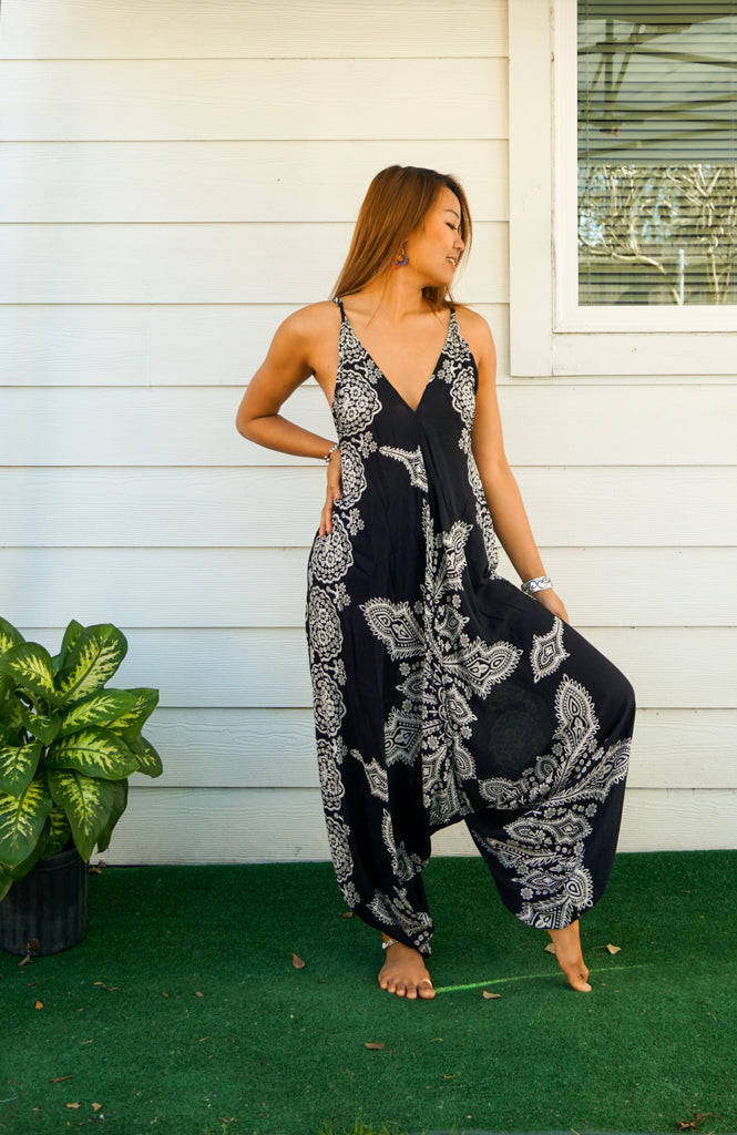 Black Butterfly Jumpsuit