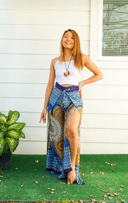 Celestial Mandala Palazzo Wrap Pants